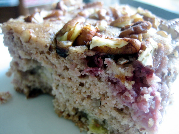 Strawberry Rhubarb Breakfast Dessert Cake