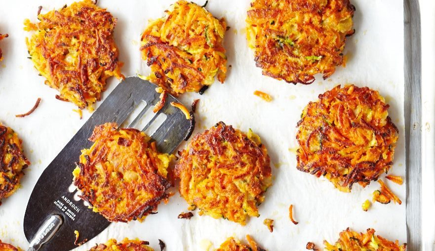 Sweet Potato Zucchini Latkes