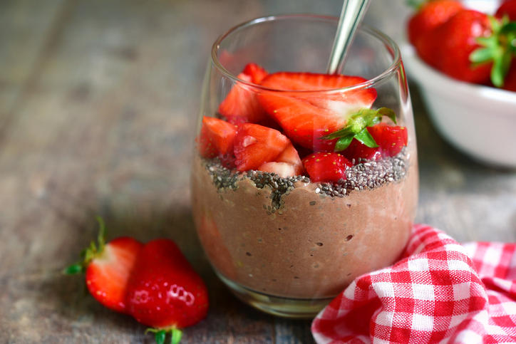 Chocolate Chia Pudding for Digestive Health