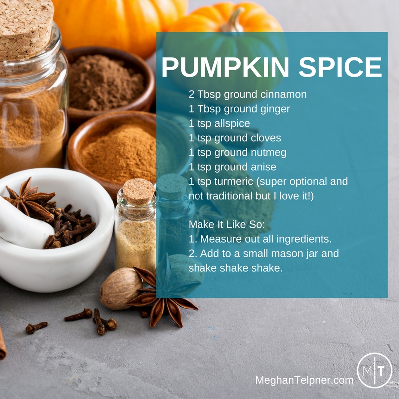 DIY Pumpkin Spice Mix