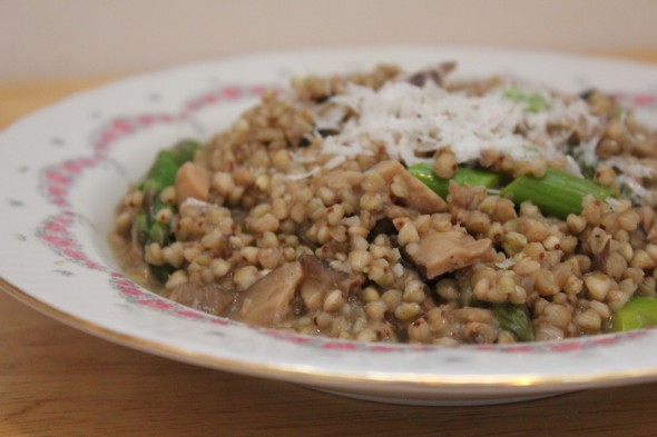 Buckwheat and Asparagus Risotto