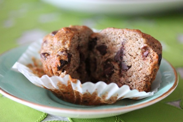 Gluten-free chocolate chip muffins