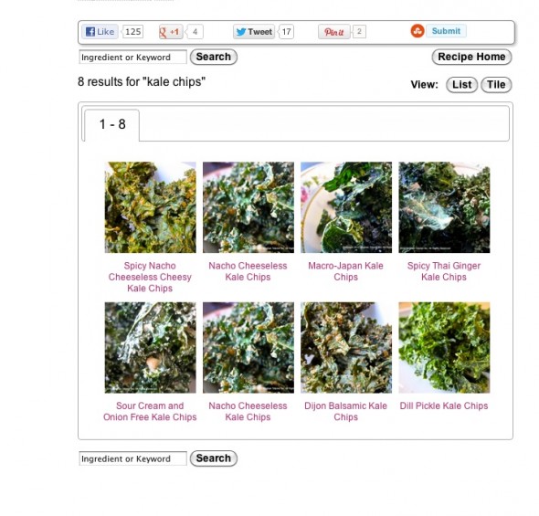 Apple Cinnamon Kale Chips Recipe