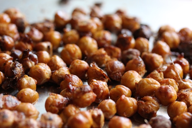 Crispy Roasted Chickpeas recipe