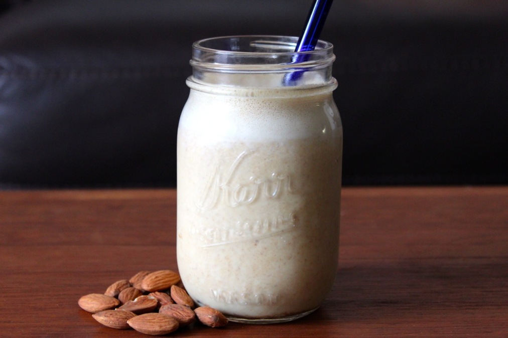 Cinnamon Almond Milk Date Smoothie - Healthy Holiday Recipes