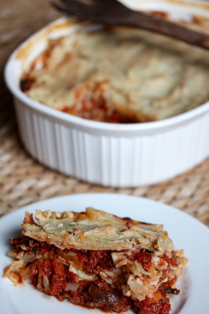 lasagna with cashew ricotta 2