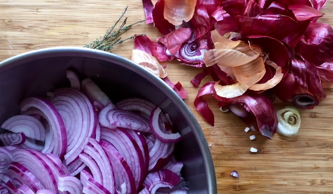 Onion Soup Prep