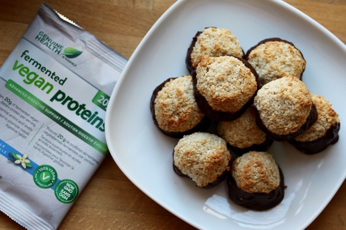 Fermented Vegan Protein Macaroons