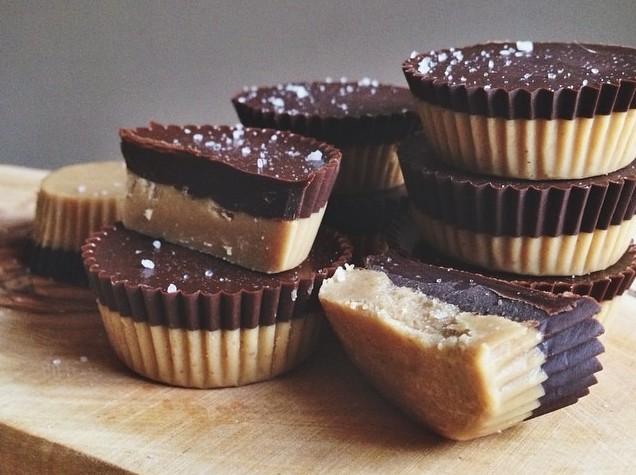 Dark Chocolate almond Butter Cups