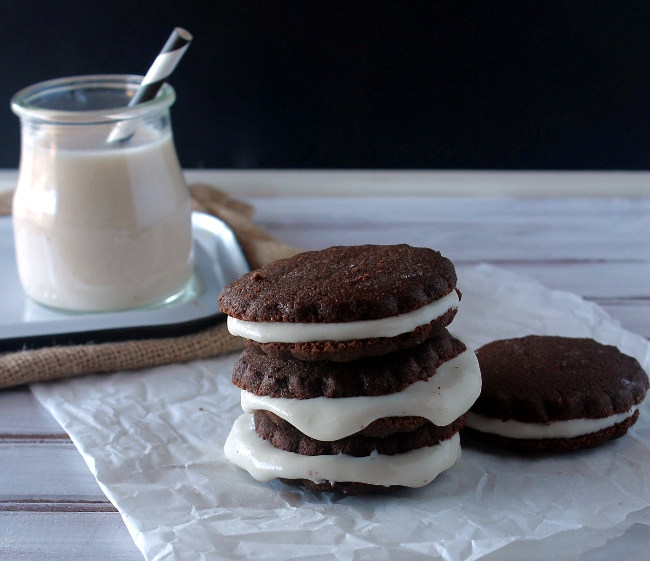 Grain-Free Chocolate Sandwich Cookies