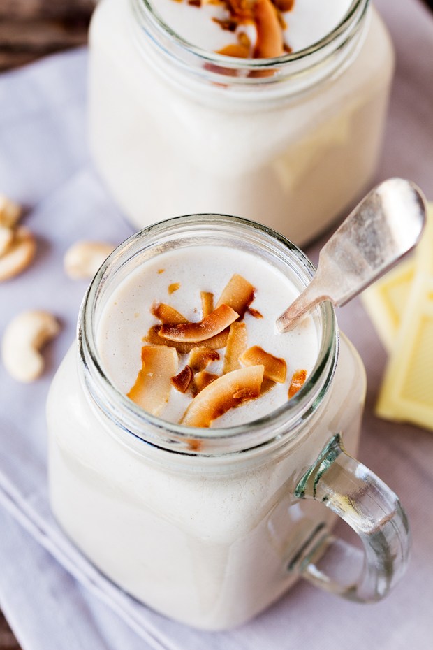 Coconut Cashew Hot Smoothie