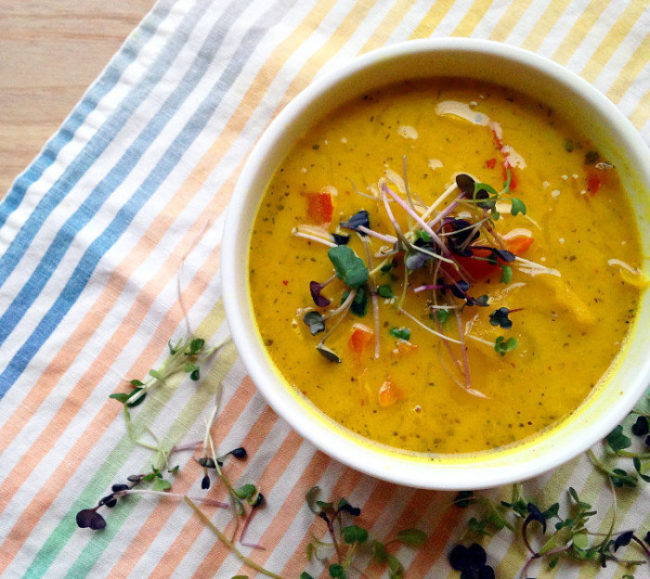 Thai-Inspired Paleo Noodle Bowl Soup