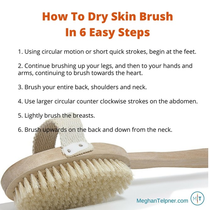 How to dry skin brush