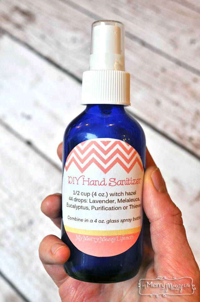 DIY Natural Hand Sanitizer - Non-Toxic Home Cleaning Recipes