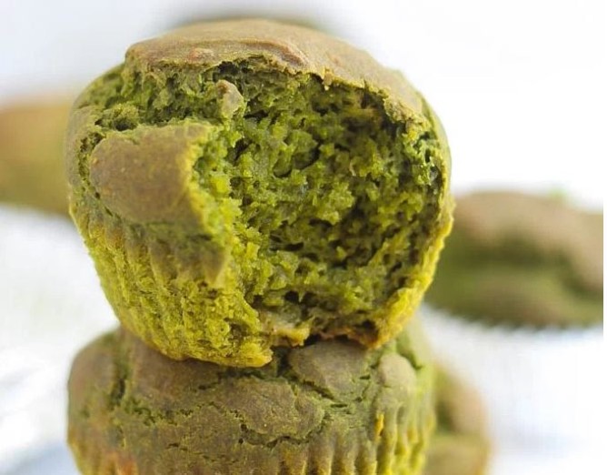 Gluten-Free + Vegan Spinach Muffins