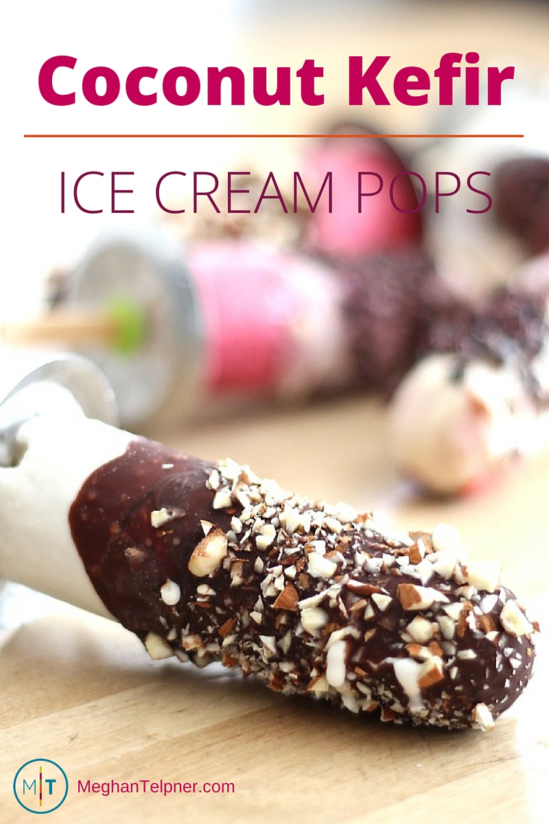 Coconut Kefir Ice Cream Pops