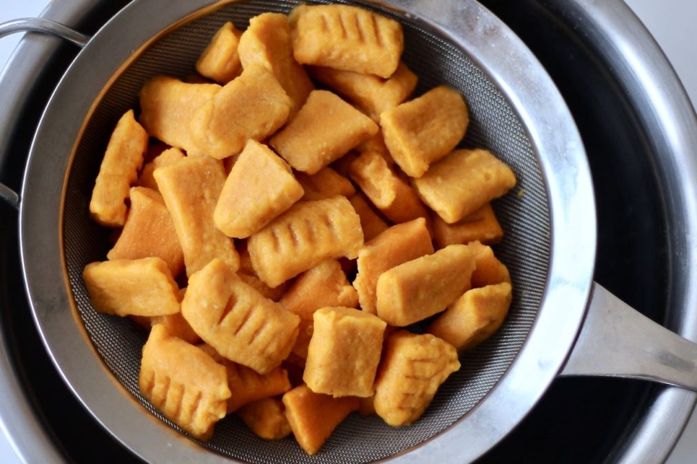 Boiled Sweet Potato Gnocchi