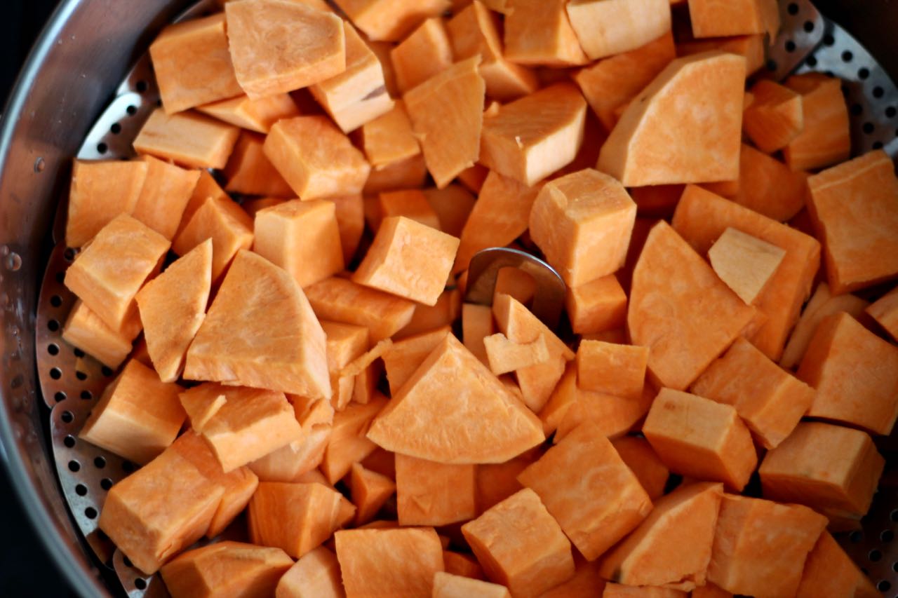 Cubed Sweet Potato