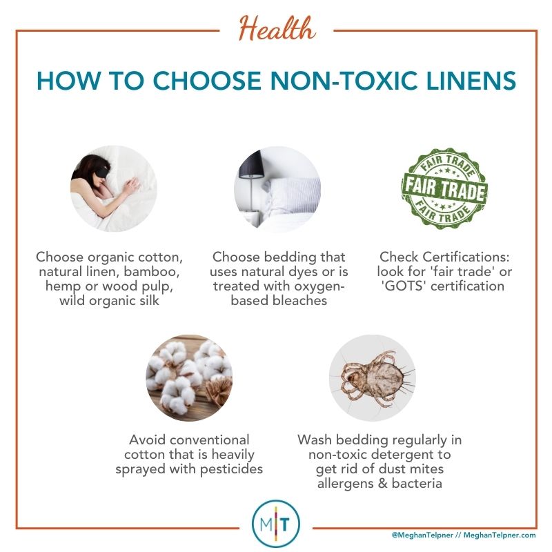 How to choose non-toxic linens