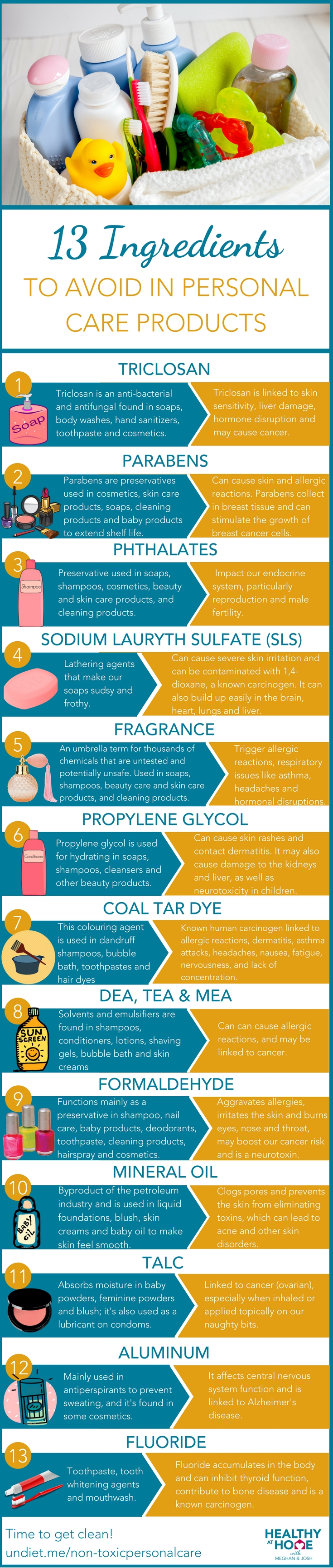 13 Ingredients To Avoid n Personal Care Products