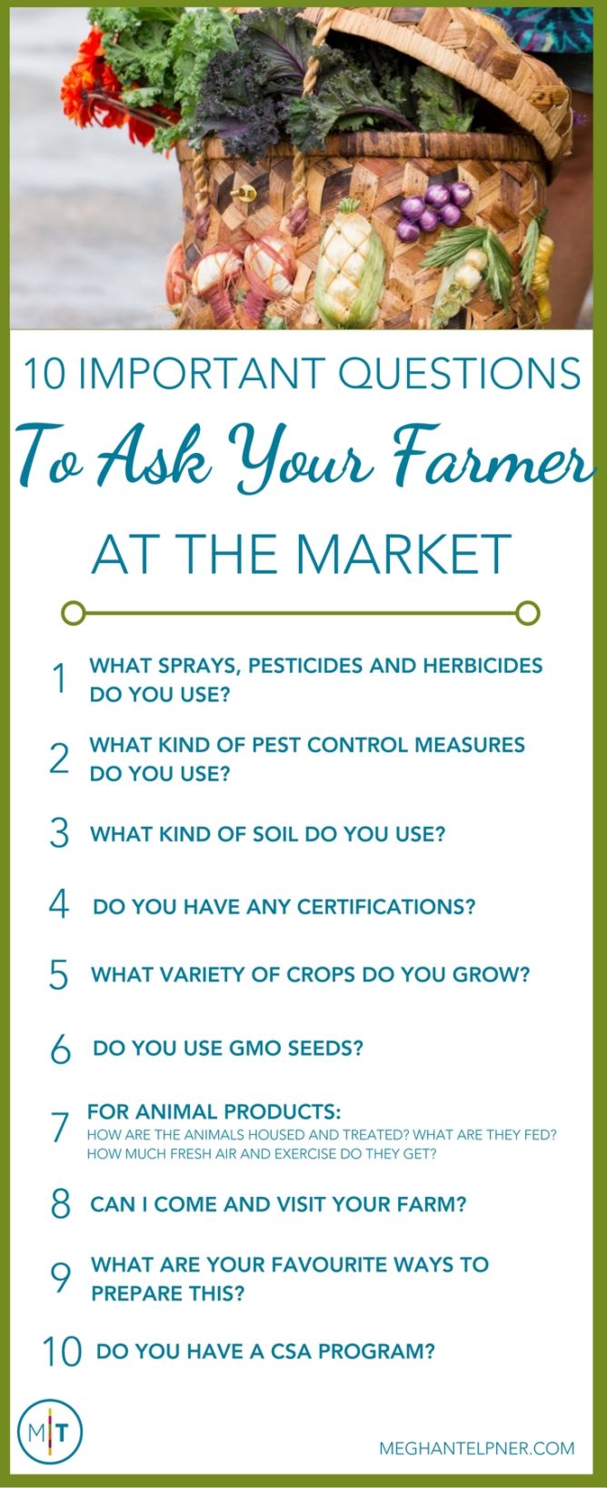 Ten Things To Ask Your Farmer At The Market