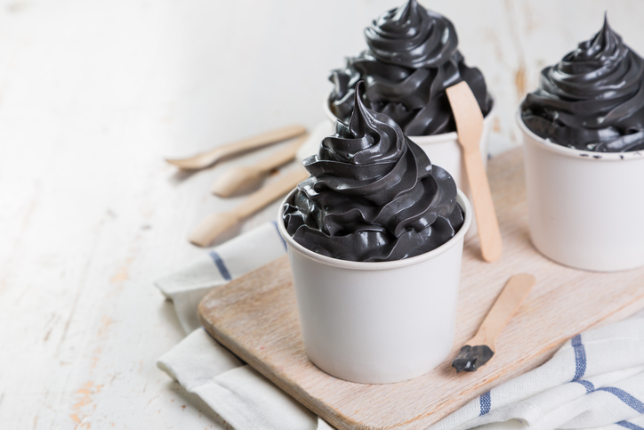 Activated Charcoal Ice Cream