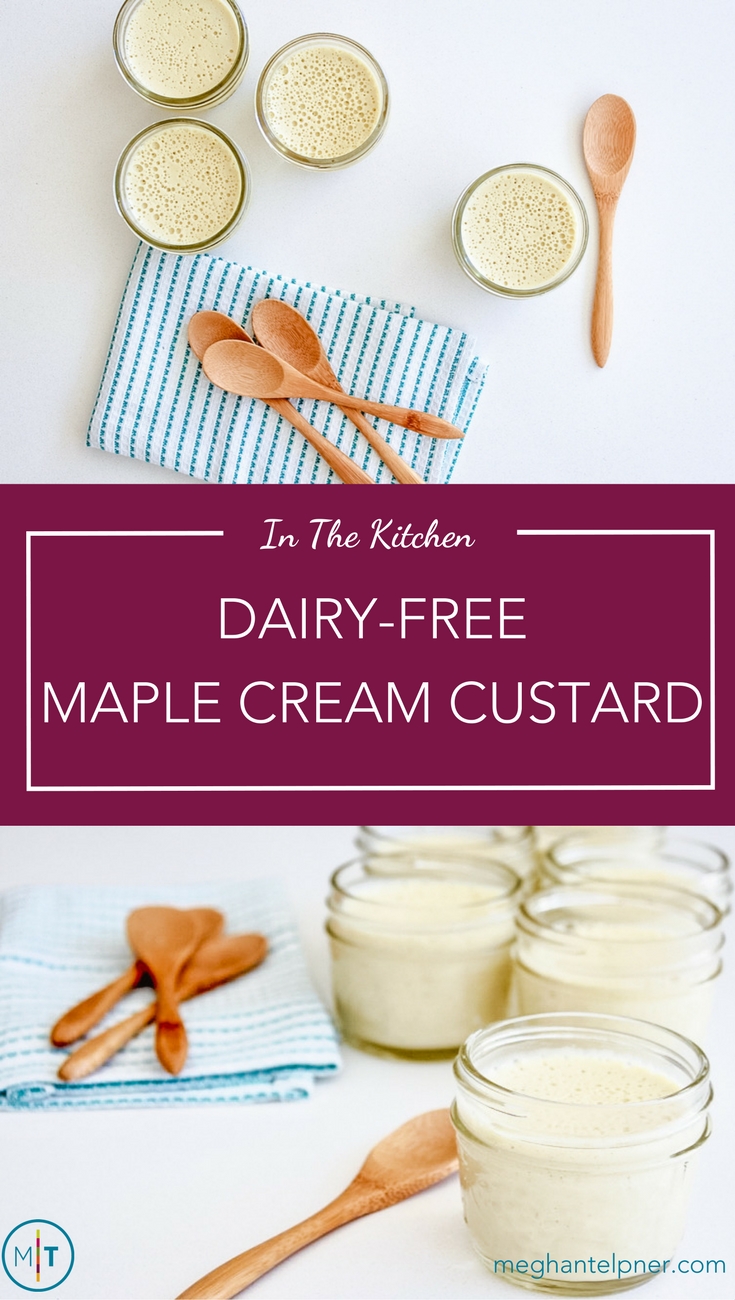 Dairy-Free Maple Cream Custard