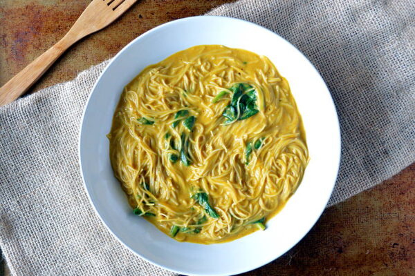 Creamy Pumpkin Noodles