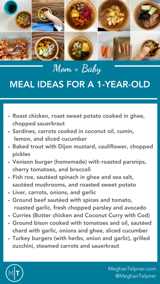 Food for 1-year-old: Menu and nutrition