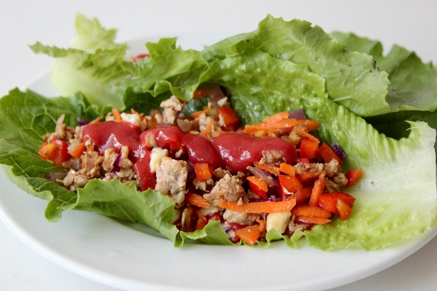 Paleo Turkey Lettuce Cups