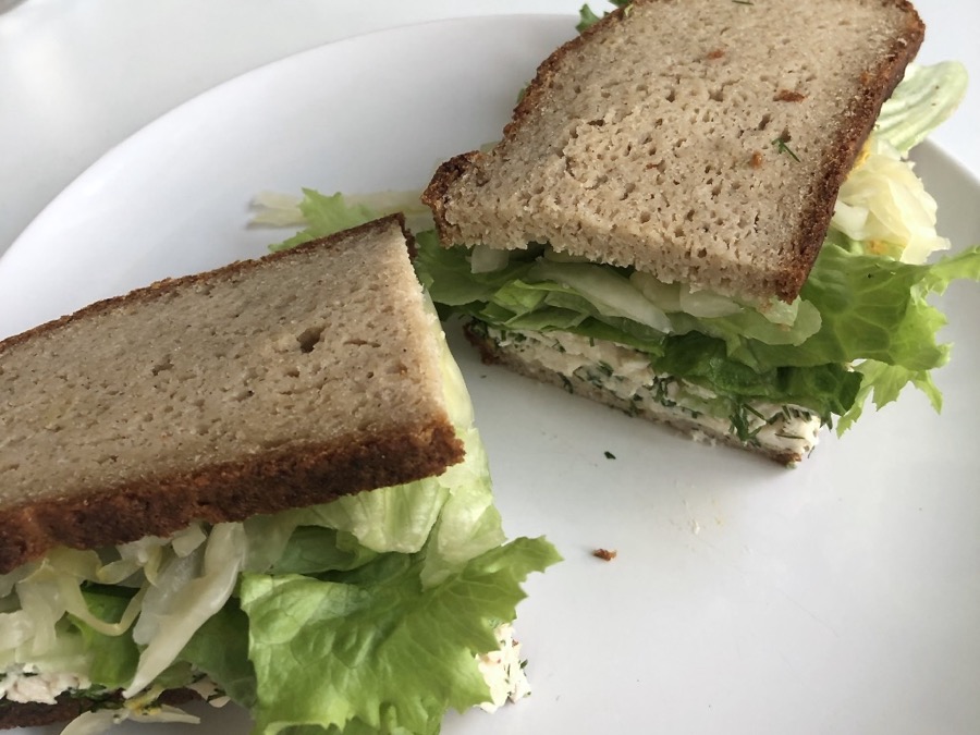 Gluten-free sourdough sandwich bread