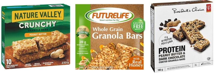 Granola bar packaging