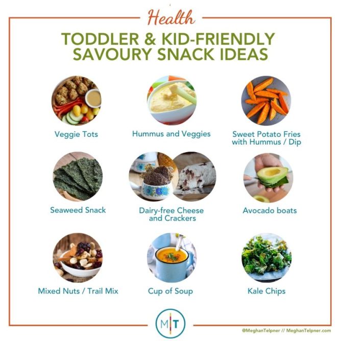 Toddler and kid-friendly savoury snack ideas