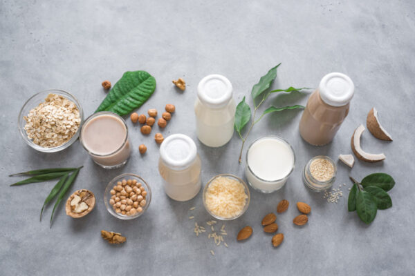 Various Plant Based Milk