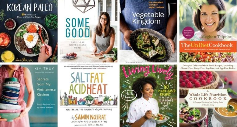 Top 35 Whole Food, Healthy Cookbooks