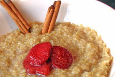 Quinoa porridge photo thanks to vivaciousvegan
