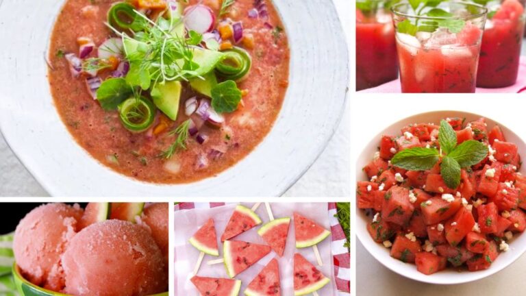 10 Ways to Use Watermelon + Watermelon Recipes