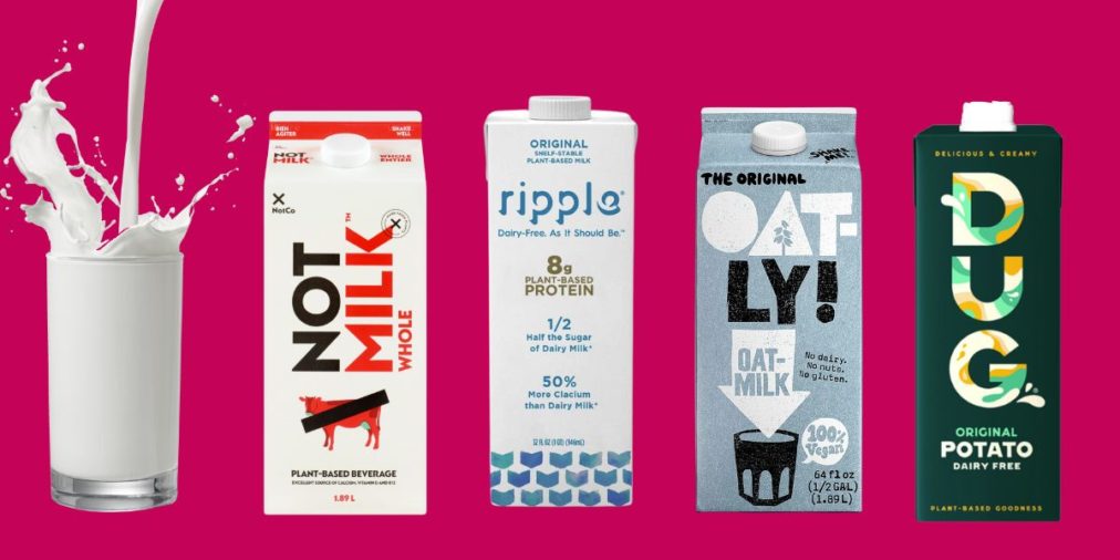 Is Plant-Based Milk Healthy: Oatly, NotMilk, Ripple and More