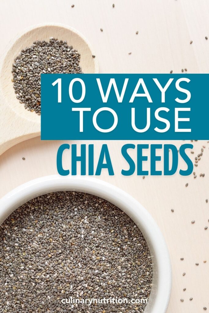 10 Ways To Use Chia Seeds Pinterest