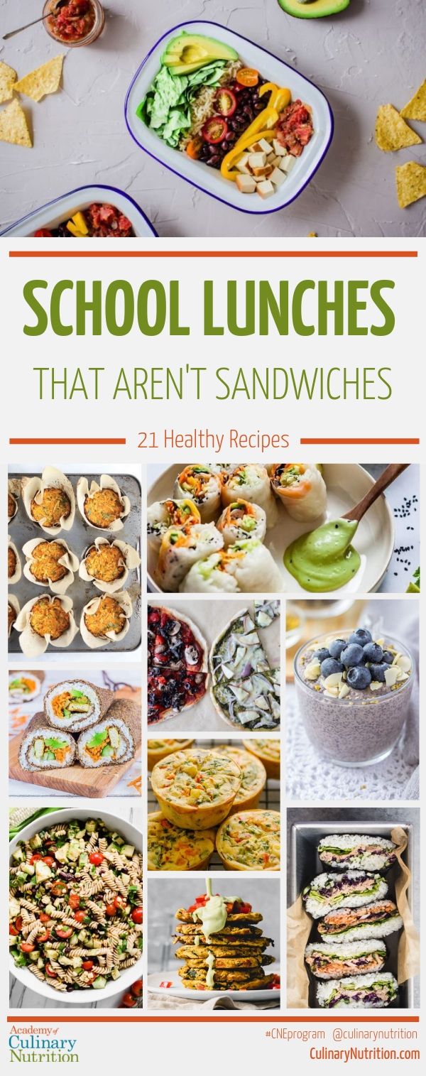 Healthy School Lunches, that aren't sandwiches