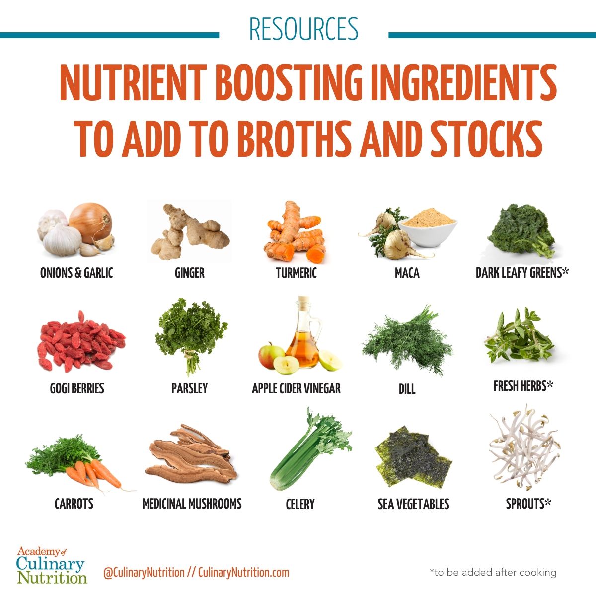 Culinary Nutrition Guide to Broths and Stocks