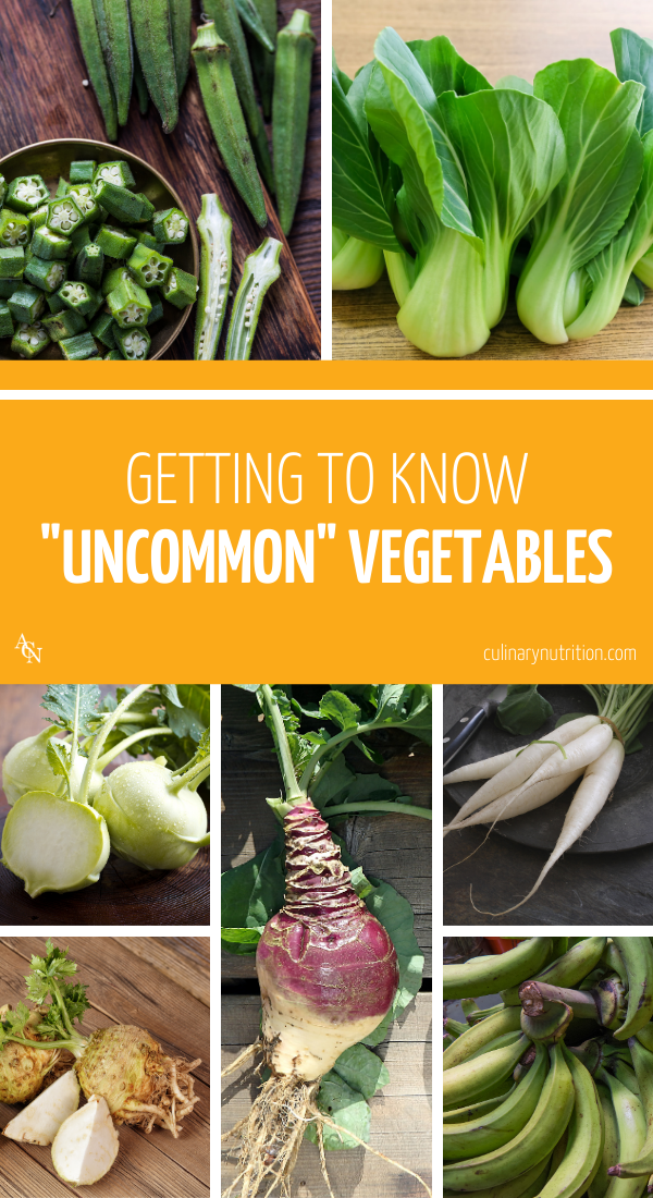 Getting to Know Uncommon Vegetables Pinterest