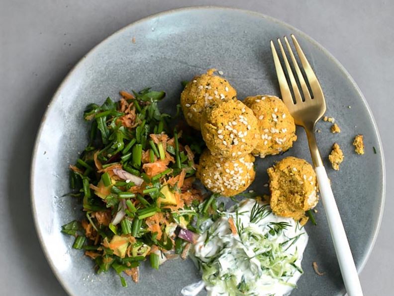 Carrot and Sesame Falafel - Best Nut-Free Lunch Ideas