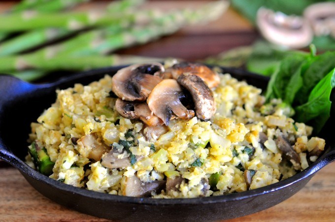 Cauliflower Rice Risotto