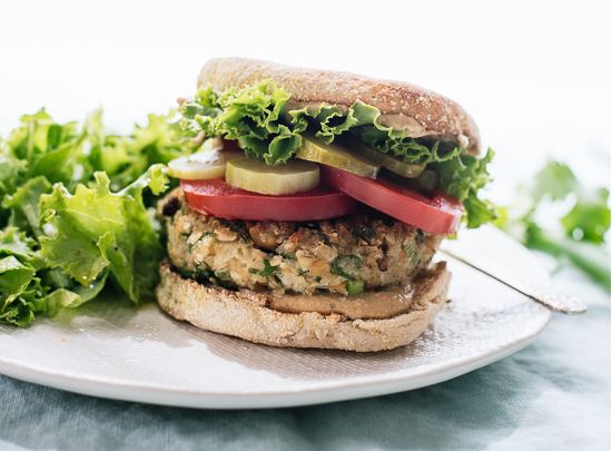 Cauliflower Rice Veggie Burgers