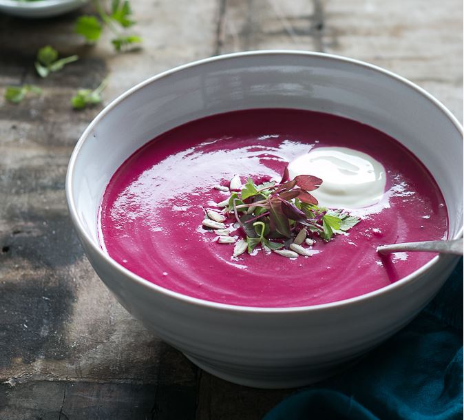 Chilled Beetroot Soup - Cooling Summer Recipes