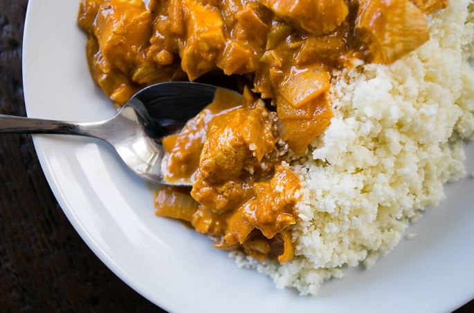 Cleaned-Up Butter Chicken with Cauli Rice - Gluten-Free Dinner Recipes