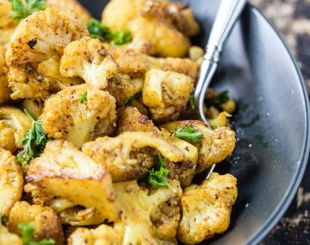 Keto Recipes - turmeric cauliflower