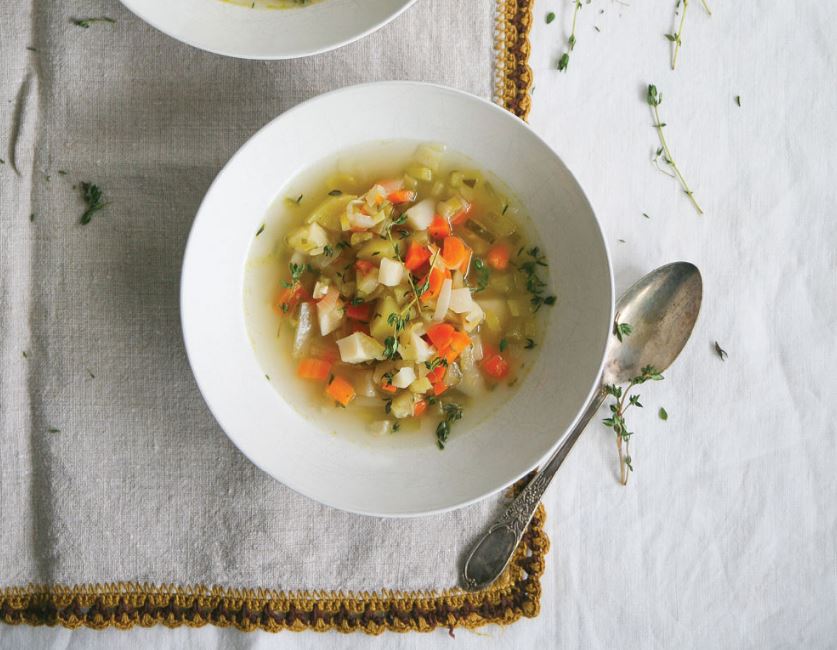 Dill Pickle Potato Dairy-Free Soup