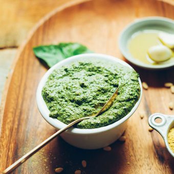 Easy Vegan Pesto
